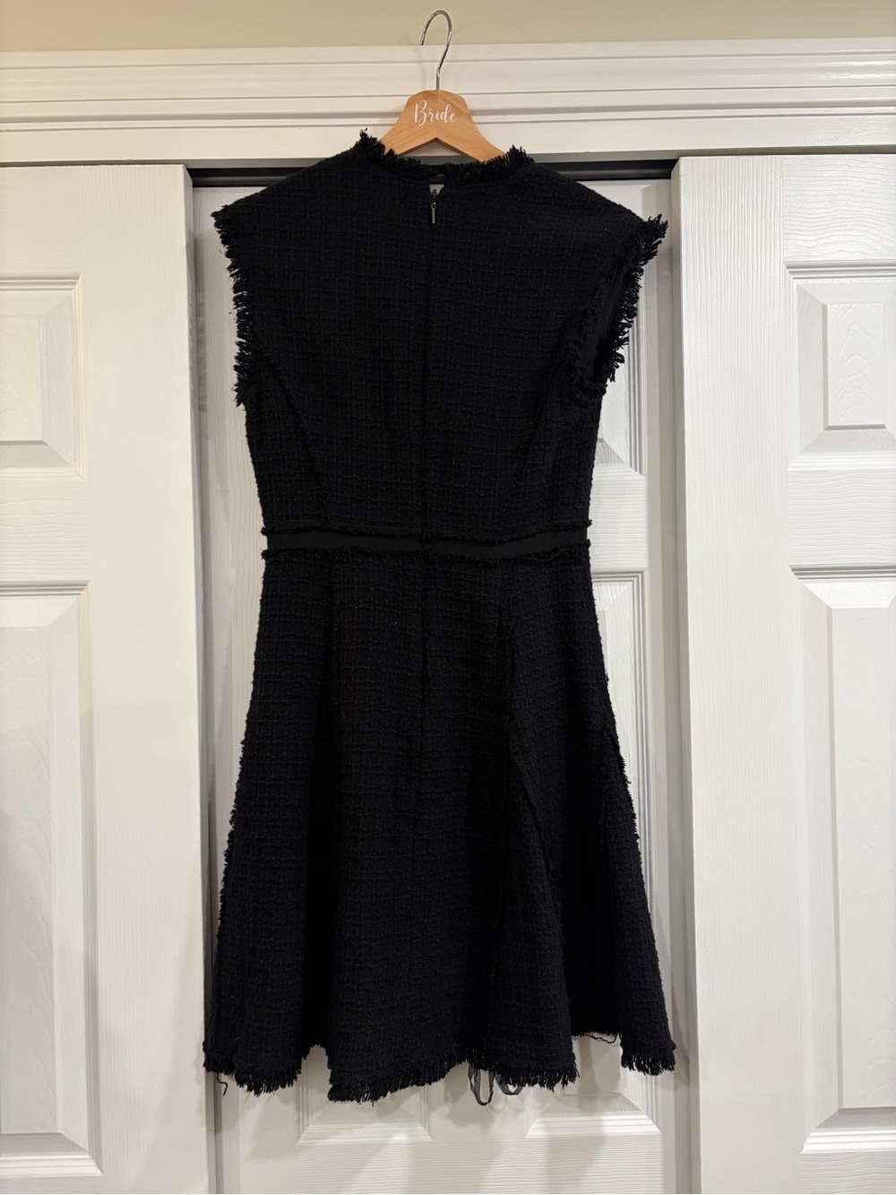 Rebecca Taylor $450‎ Black Sleeveless Tweed V-neck - Picture 5 of 8